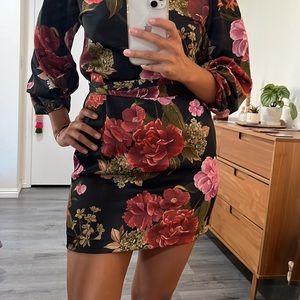 Zara floral dress